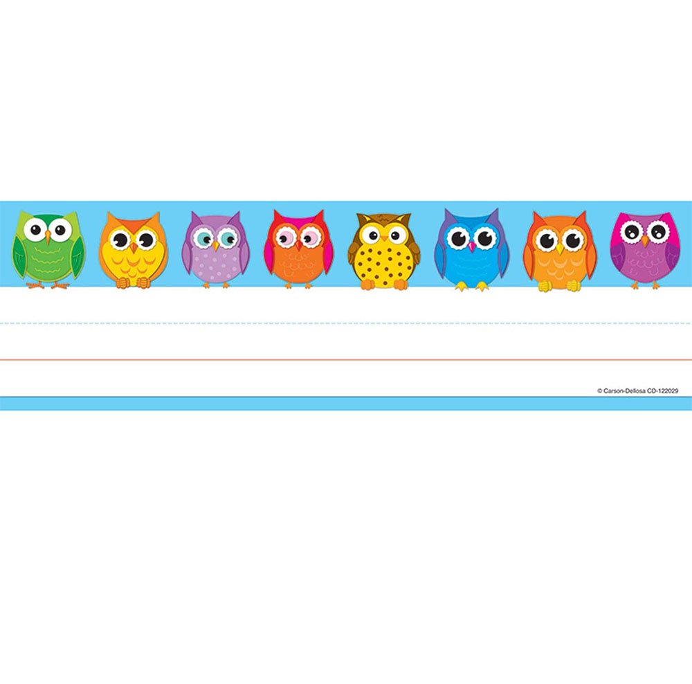 Colorful Owls Nameplates - image 1 of 1