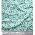 thumbnail image 1 of Soimoi Moss Georgette Fabric Gear Parts Shirting Print Fabric by Yard 42 Inch Wide, 1 of 1