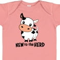 thumbnail image 4 of Inktastic New to the Herd Cute Cow Boys or Girls Baby Bodysuit, 4 of 5