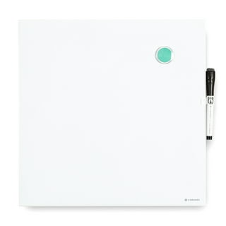 RR RAXMIN Acrylic Note Board Refrigerator Dry Erase Board Magnetic Clear 15Ax11 Includes 4 Dry Erase Markers
