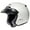 Light Silver, variant on Shoei RJ Platinum R White Open Face Helmet 2X-Large