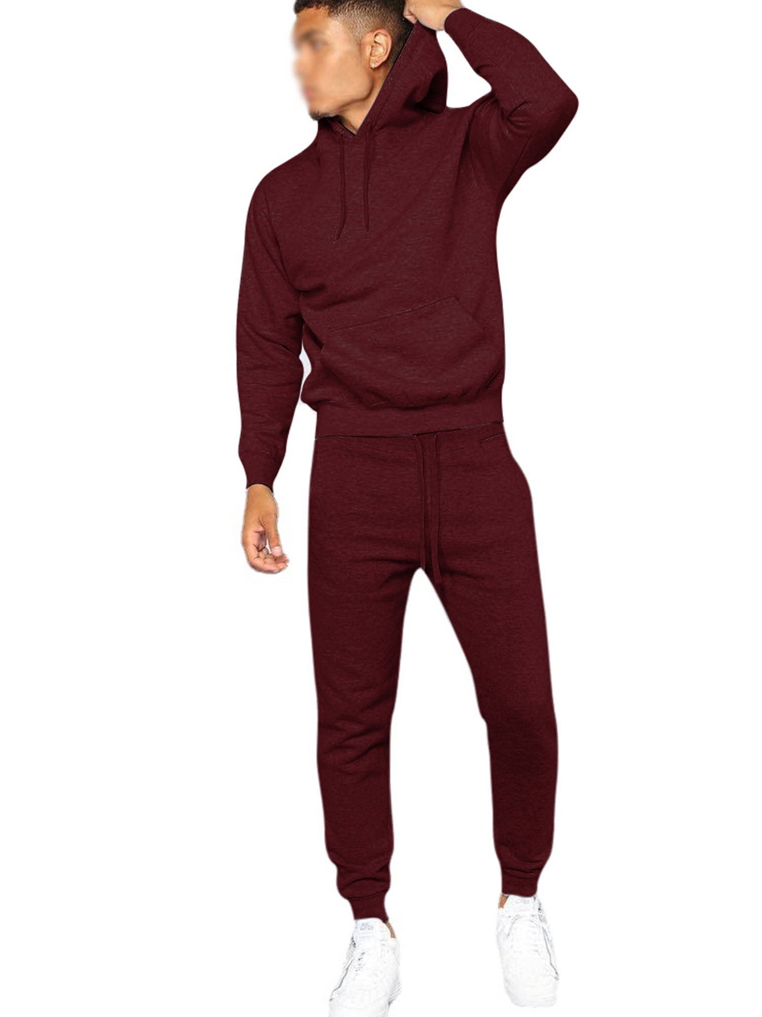 MAWCLOS Men Workout Gym Tracksuit 