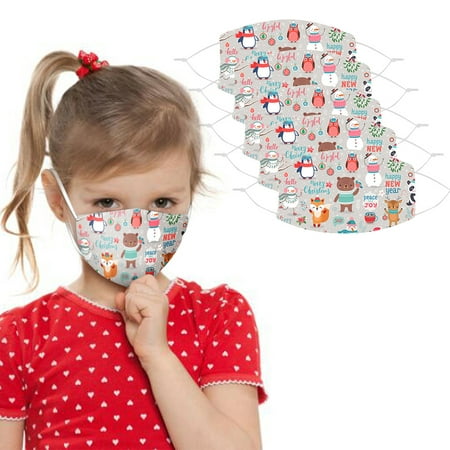 Birdfly Children's Funny Printed Washed And Reused face shield for Boys And