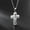 White Turquoise Without Chain, variant on Natural Stone Agate Stone Cross Pendant Necklace