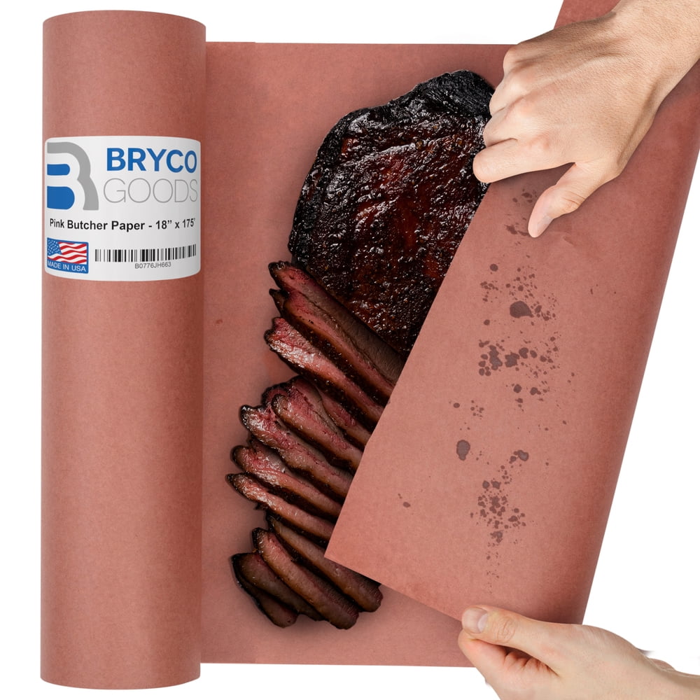 Pink Butcher Paper Roll 18 X 200 USA Made FDA Approved for BBQ and for sale online 