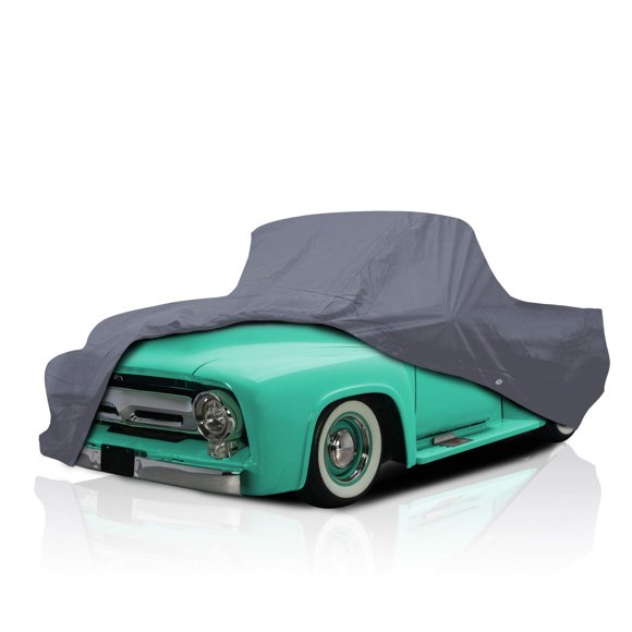 DaShield Ultimum Series Truck Car Cover for Ford F-100 1956 Regular Cab Pickup Short Bed All Weather Protection Semi Custom Fit Dust, Sun, Snow, Rain Protection Indoor Outdoor