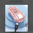 thumbnail image 3 of Power Bank Car-shape Portable Type-C/for iOS for IPhone/Huawei (for iOS ) Pink, 3 of 5