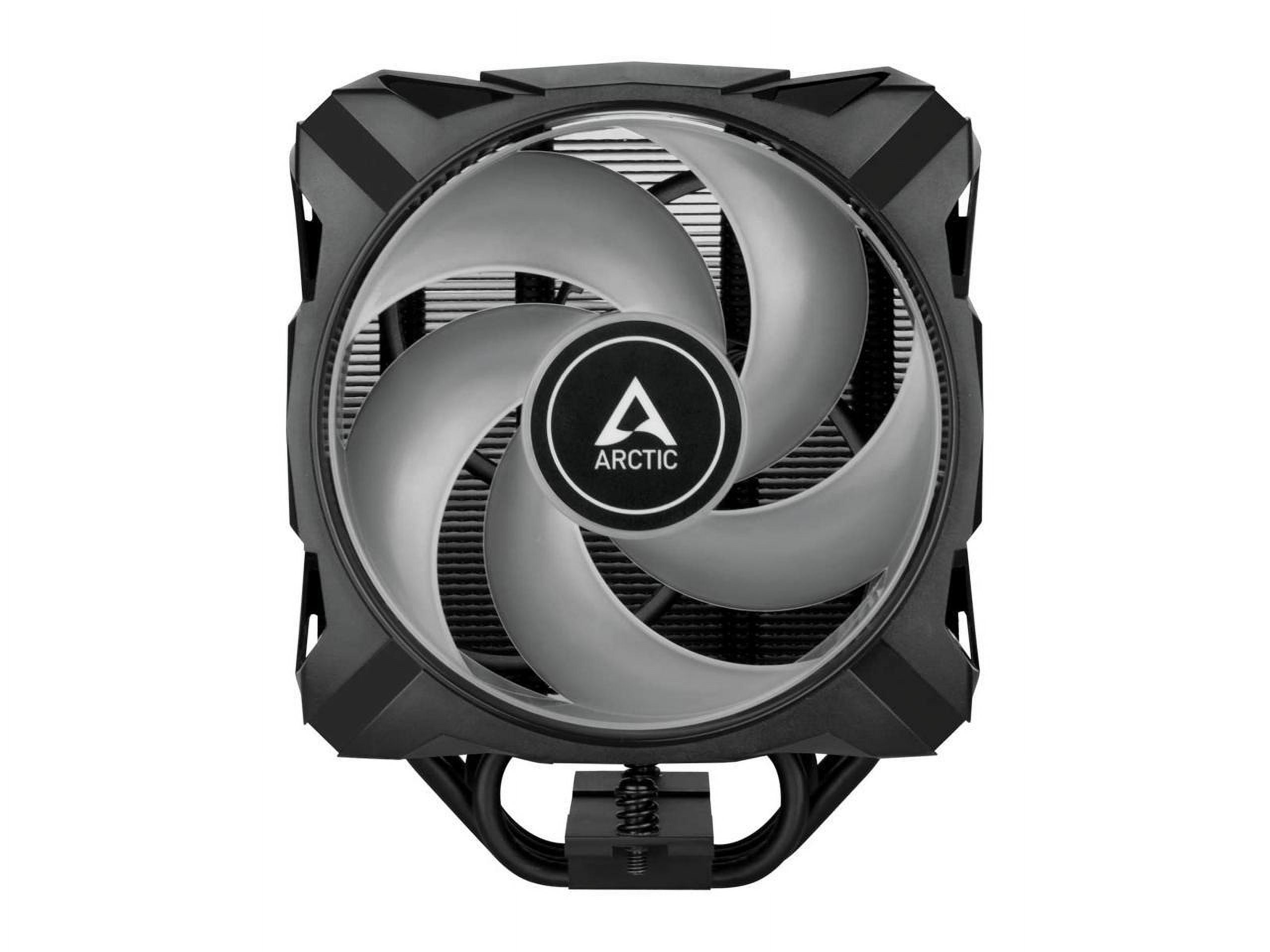 ARCTIC Freezer A35 RGB - Single Tower CPU Fan with RGB, AMD Specific, Pressure Optimized 120 mm P-Fan, 200-1700 RPM CPU Air Cooler, 4 Heat Pipes, incl. MX-5 Thermal Paste - Black
