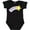 AB-Black, variant on Shooting Star Space Boys or Girls Baby Bodysuit