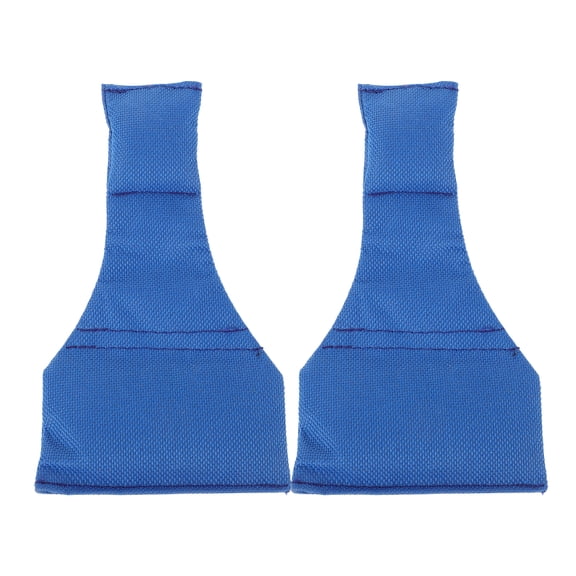 LITINKIMI 2pcs Referee Throw Bag Football Official Accessories Nylon Blue Oval for Football Matches for Fan Gear