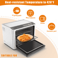 thumbnail image 7 of Air Fryer Liners Disposable Paper,8” Square for 5-8 Qt,Non-Stick Square Air Fryer Liners,BPA Free, 7 of 7