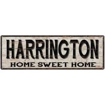 HARRINGTON Rustic Home Sweet Home Sign Gift 6x18 Metal Decor 206180084462