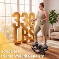 thumbnail image 3 of Leumius Rock Stepper for Exercise,Side-to-Side Stepper Machine with Resistance Bands & Digital Display,Foldable Mini Stepper for Home Workout,Black, 3 of 8