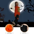 thumbnail image 3 of Toddler Boys Girls Glow-in-The-Dark Hoodies Set Halloween Skeleton Costumes Pumpkin Sweatshirt Tracksuit Pants, 2-6 Years, 3 of 9