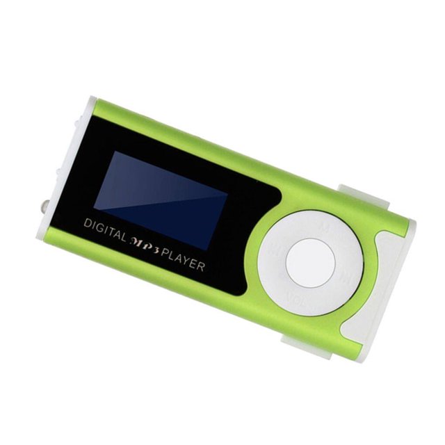 Digital Music MP3 Player Mini MP3 Clip USB OLED Screen MP3 Support 16/32GB Micro SD TF Card Light Clip Design Flashlight