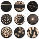 thumbnail image 2 of Botones de metal dorado y negro para ropa, 6 unidades, 18 MM-27 MM, para costura artesanal, baratos, de alta calidad, KD3017, 2 of 5