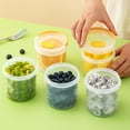 thumbnail image 4 of Portable Snack Fruit Bento Box, Multifunctional Round Refrigerator Sealed Fresh-Keeping Box, Transparent Plastic Storage Box, Outdoor Picnic Container, Factory Direct, 4 of 7