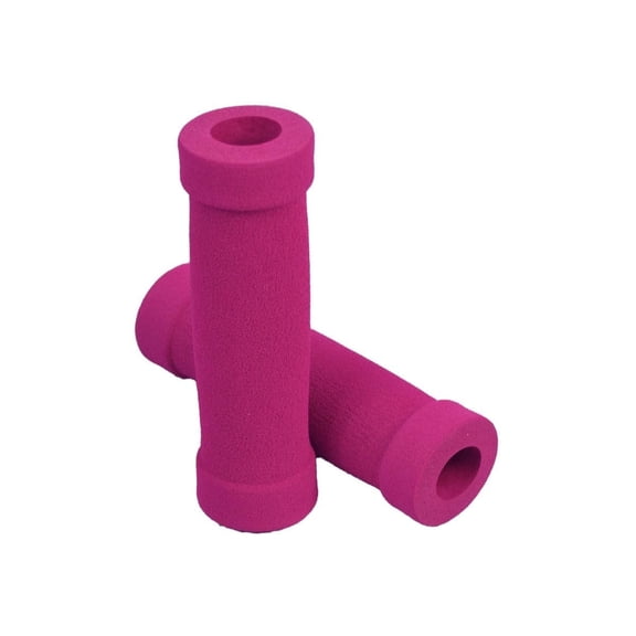 AlveyTech Berry 130 mm (5") Long Handlebar Grip (Set of 2) - Replacement Pink Foam Grips for Mobility Scooters, Folding E-Scooter, Electric Bicycles, Mini Dirt Gas Powered Bikes, Pocket Mod Bike Parts
