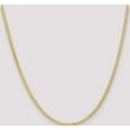 thumbnail image 2 of 14K Yellow Gold 2.3mm Flat Wheat Chain (20 X 2.3) Made In Peru fw070-20, 2 of 5