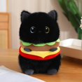 thumbnail image 5 of Fun Burger Cat Stuffed Animal- 9.1''Cute&Soft Kitten Plush Toy Pillow Decor Birthday Gift for Family, 5 of 5