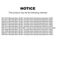 thumbnail image 2 of Transit Auto Paire de Ressorts à Ressort pour Voiture Mercedes-Benz ML350 ML320 GL350 GL320 GL450 GL550 ML550 ML500 ML63 AMG ML450 GL500 Exclut Suspension Active Amortissante (ADS) K78A-100060, 2 of 2