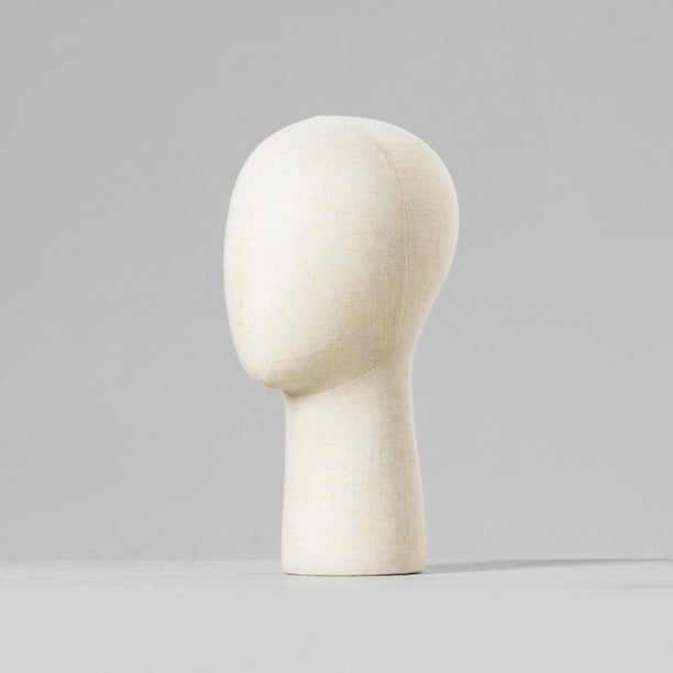 Cabeza de maniquí para la peluca Capas de almacenamiento de almacenamiento Soporte de visualización de sombrero para salón doméstico y capacitación