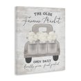 thumbnail image 2 of Stupell Industries Cottage The Olde Farmer Market Vintage White Floral Truck Canvas Art, 16 x 20, by Lettered and Lined, 2 of 7