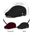 thumbnail image 2 of Minzimin Men's Flat Caps Mesh,2 Pcs Adjustable Breathable Newsboy Beret Ivy Irish  Cabbie Hat for Outdoor Activities, 2 of 7