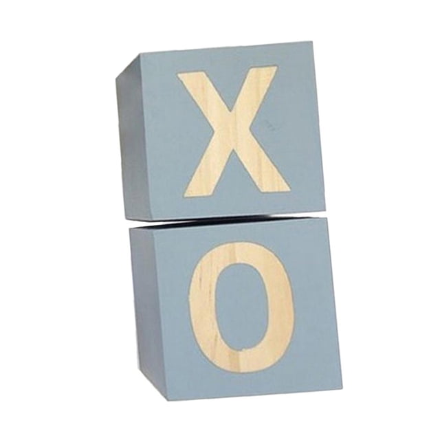 Bloques de madera perfecl SET de 2 piezas para Niños Juguete de construcción gris