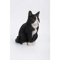 Hi-Line Gifts 11.5" Sitting Cat Outdoor Garden Statue
