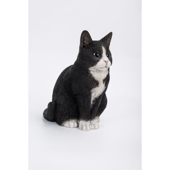 Hi-Line Gifts 11.5" Sitting Cat Outdoor Garden Statue