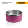 thumbnail image 7 of RTIC 3-in-1 Dog Bowl, Small, Stainless Steel Insulated Bowl, Silicone Lid, Very Berry & Flamingo, 7 of 7