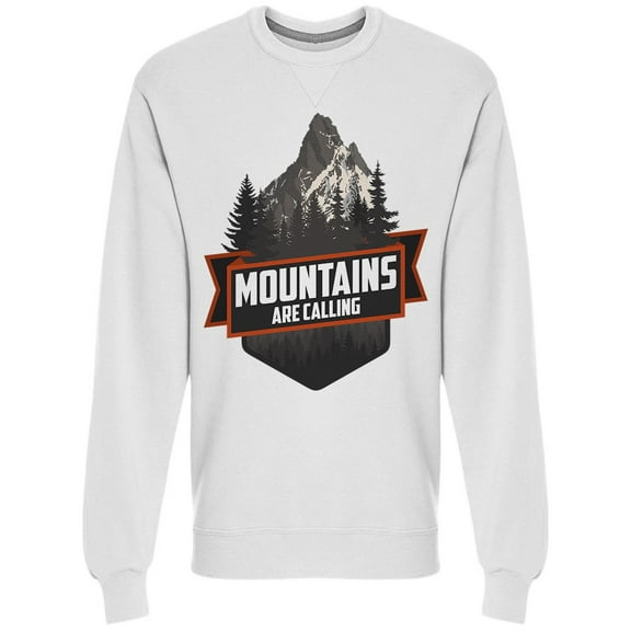 Mountains Call Sweatshirt Men -Image by Shutterstock, Male x-Large