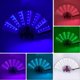thumbnail image 2 of Abanico Plegable de Mano con Luces LED, Colorido y con Control Remoto, Ideal para Espectáculos en Escenarios, Color ., 2 of 5