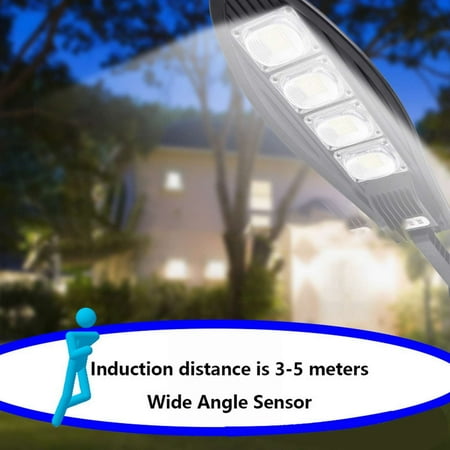 

Clearance! Mbxmh Outdoor Street Light with Brightillumination Integrated for Courtyard. Has Remote Control Sensor. Light Angle Adjustable Strong Light. Works on Cloudy and Rainy Days
