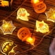 thumbnail image 2 of Sombrero Linterna Calabazas Cadena Luces Calabaza Portátil Fantasma 10/20/30 LED, 2 of 9