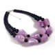 thumbnail image 1 of Guardurnaity Collar llamativo para mujer, collares de moda, joyería de decoración portátil, accesorios decorativos para vestir, viajes Ropa, zapatos y accesorios Miscelánea Violeta Guardurnaity AP014835-01, 1 of 6