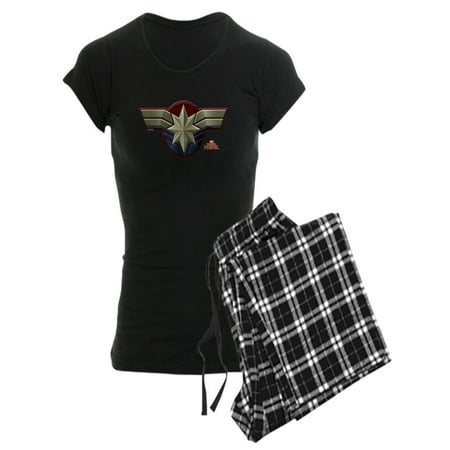 

CafePress - Captain Marvel Pajamas - Women s Dark Pajamas