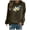 A-Army Green215, variant on Jamsmile Women Sweatshirts Summer Sunflowers Print Long Sleeve Casual Shirts Tops Streetwear Soft Oversized Sports Pullovers