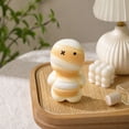 thumbnail image 4 of Mummy Bread Squishy Squeeze Toy Crunchy Squishy Slow Rising Stress Ball Fidget for Kids Adults Anxiety Relief Hand Fidget Office Desk Desk Decoration Party Favor, 4 of 5