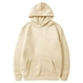 thumbnail image 5 of Wyzesi Oversized Sweatshirts Plus Size Male Long Sleeve Hooded Sweatshirt Solid Color Back Print Sweatshirt, 5 of 5
