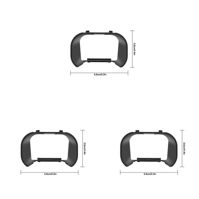relayinert Lens Hood Protective Cover Camera Lens Sun Shade Replacement for Accessories TT 3Set