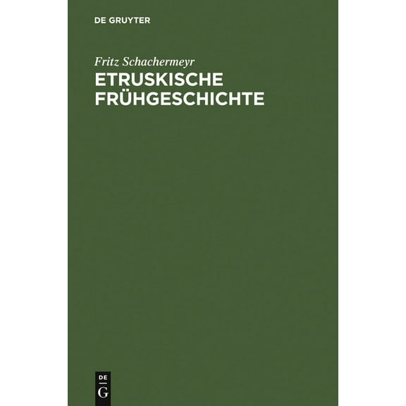 Etruskische FrÃ¼hgeschichte, (Hardcover)
