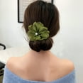 thumbnail image 7 of Taize Woman Flower French Bud Headband Hair Bun Maker DIY Hairstyle Tool Accessory, 7 of 7