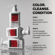 Keracolor Semi Permanent Hair Dye 3 in 1 Clenditioner, Red, 12 fl oz