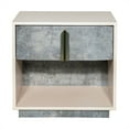 thumbnail image 2 of Pavira 1-Drawer Nightstand with LED Lights - Stone, 2 of 10