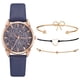 thumbnail image 1 of Reloj de pulsera para mujer de cuero con esfera verde cuadrada a la moda para mujer, conjunto de pulsera de cuarzo Wmkox8yii gfajkfgbkjabf1046, 1 of 1