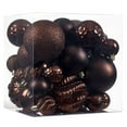 thumbnail image 1 of Adornos De Bolas De Navidad: 36 Piezas De Decoraciones Para Árboles De Navidad Irrompibles Con Lazo Para Colgar Para Árbol De Navidad, Bodas, Fiestas Navideñas, Decoración Del Hogar, 6 Estilos En 3 Ta, 1 of 1