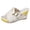B-Yellow, variant on Slip on Wedge Sandals for Women Chunky Platform High Top Slides Open Toe Arch Support Trendy Dress Shoes for Ladies Outdoor Green-7.5