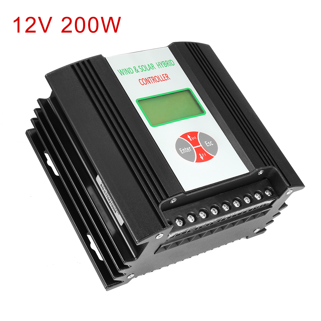 Wind / Solar Hybrid Street Light Controller 12V (200W Wind + 150W Solar